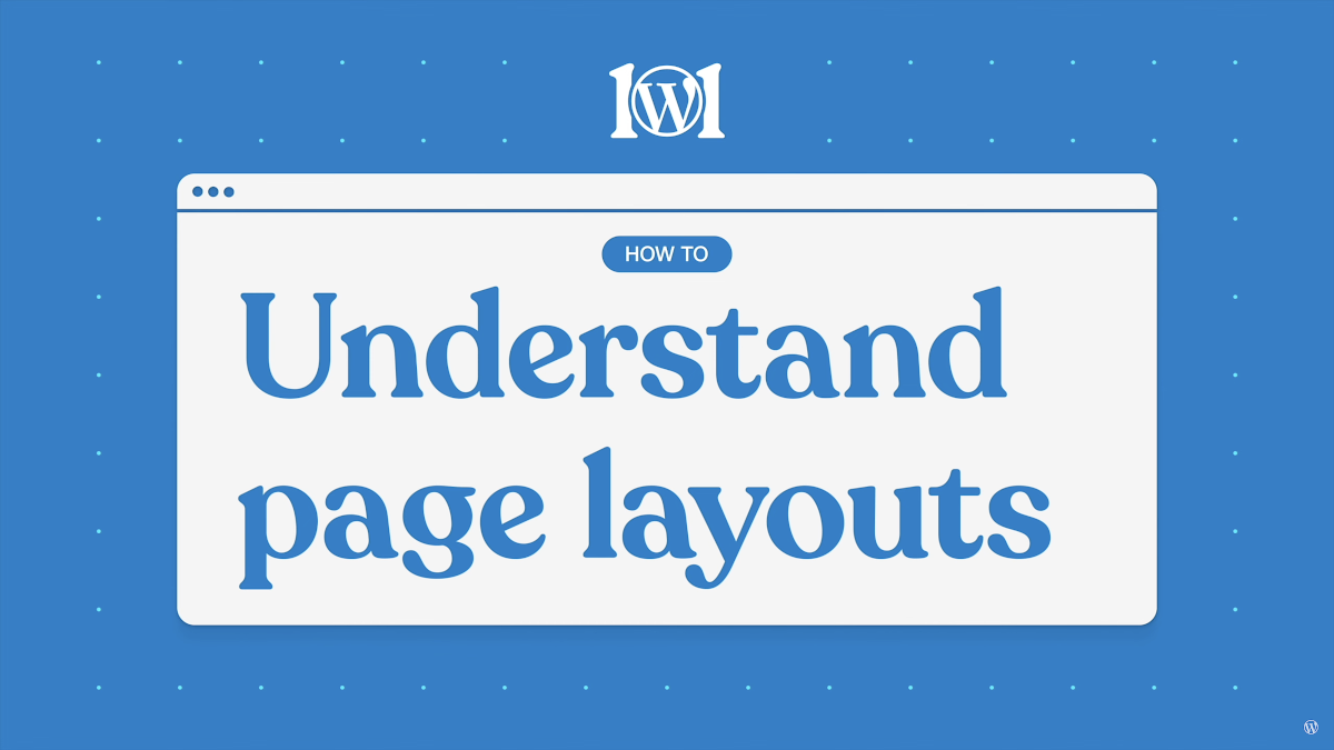 Support page with the title 'Understand page layouts'
